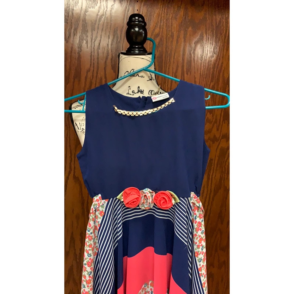 Girls Hi Low Dress by Peppermint - Picture 11 of 11